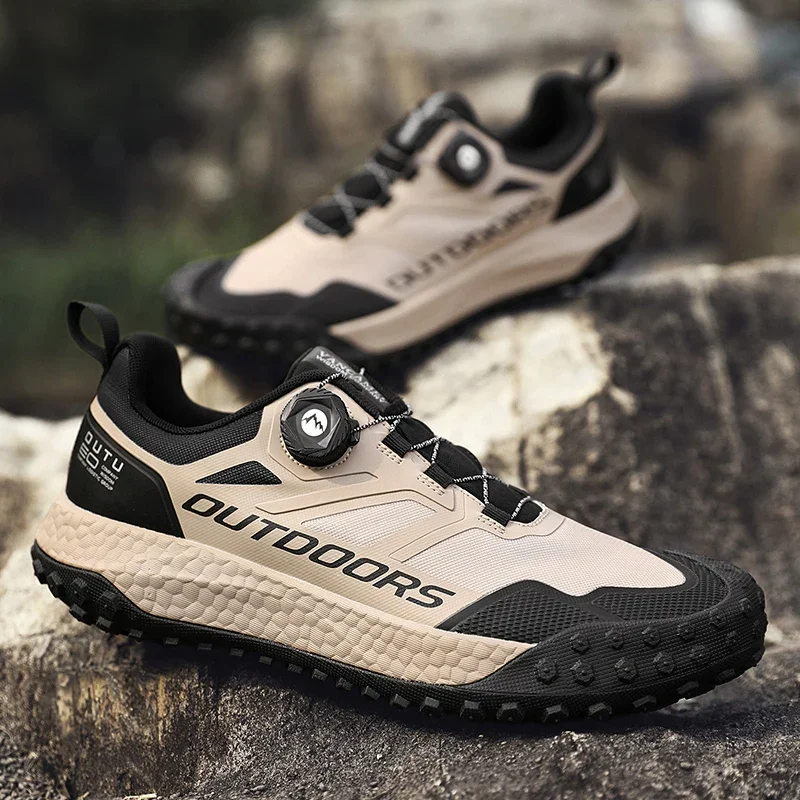 Men'S Mountain Biking Shoes - Erkek yürüyüş ayakkabıları kaymaz su geçirmez