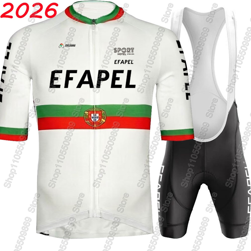 Mountain Biking Trousers - Portekiz 2026 Efapel Takımı Bisiklet Forması