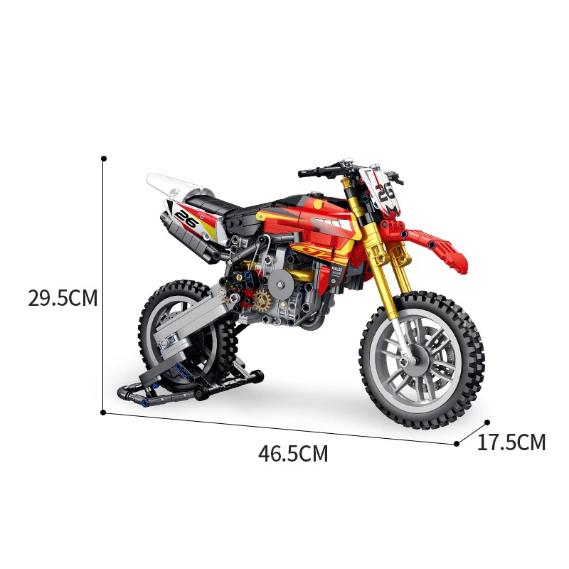 Victor Racket Jetspeed - Şehir motosiklet araba modeli yapı taşları