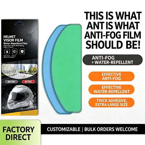 Mountain Biking Full Face Helmet - Motosiklet Kaskı Yağmur Geçirmez Buğu Önleyici