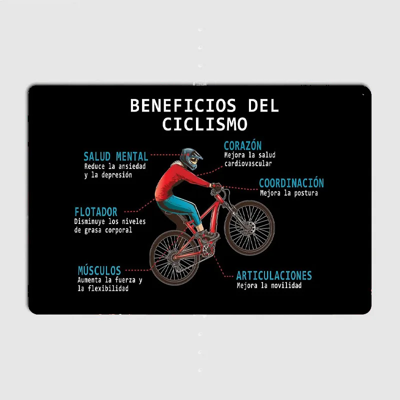 BİSİKLET YARARLARI Posteri Dağ - Mountain Biking Benefits incelemesi ve fiyatı