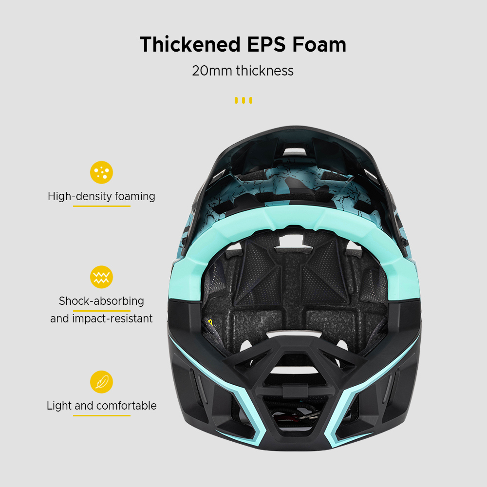 Tam yüz dağ bisiklet güvenlik  - Mountain Biking Full Face Helmet incelemesi ve fiyatı