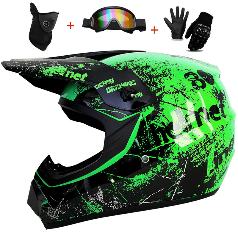 3 adet çocuklar için arazi tip - Mountain Biking Full Face Helmet incelemesi ve fiyatı