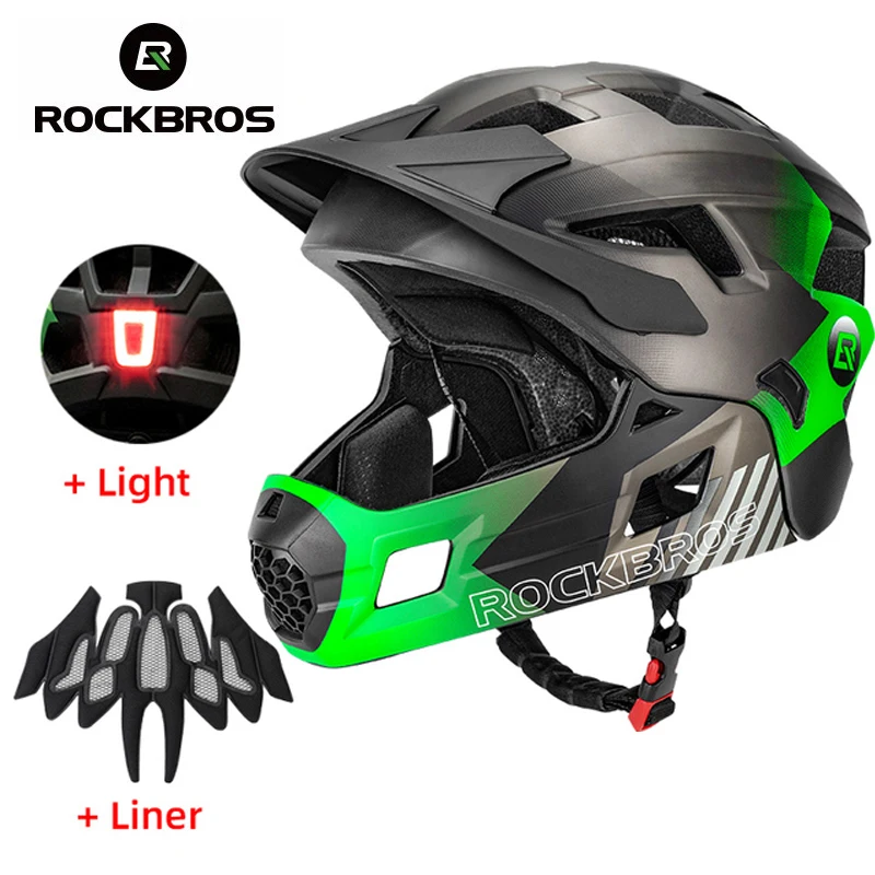ROCKBROS Çocuklar İçin Çıkarıl - Mountain Biking Full Face Helmet incelemesi ve fiyatı