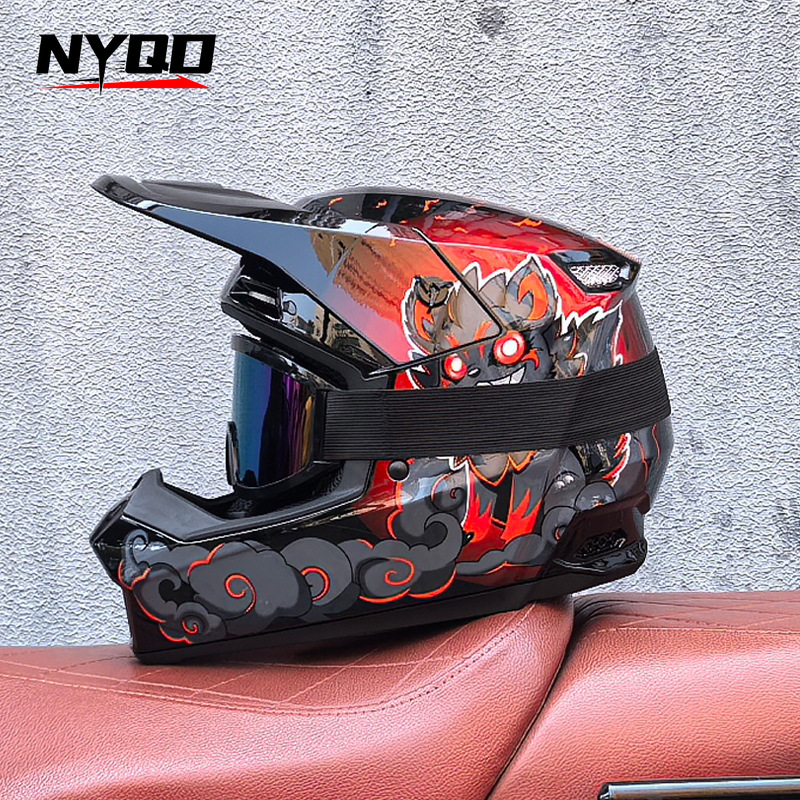 Orz Off-Road Üç Parçalı Kask D - Mountain Biking Full Face Helmet incelemesi ve fiyatı